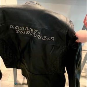 Leather Harley Davidson Coat